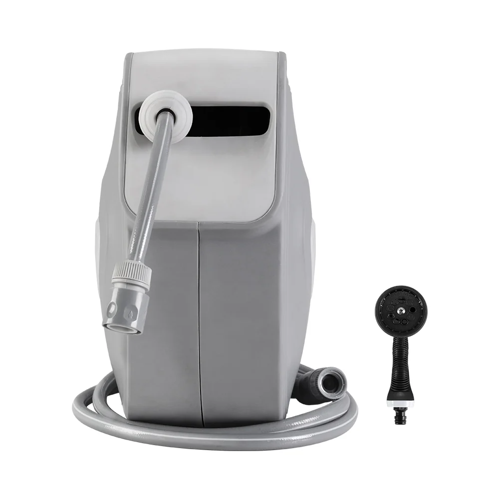 Retractable Hose Reel 30M Garden Water Auto Rewind Spray Gun - Nurns