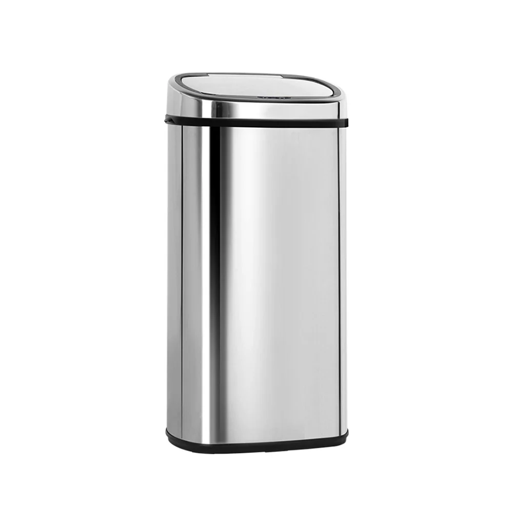 68L Stainless Steel Motion Sensor Rubbish Bin - Nurns