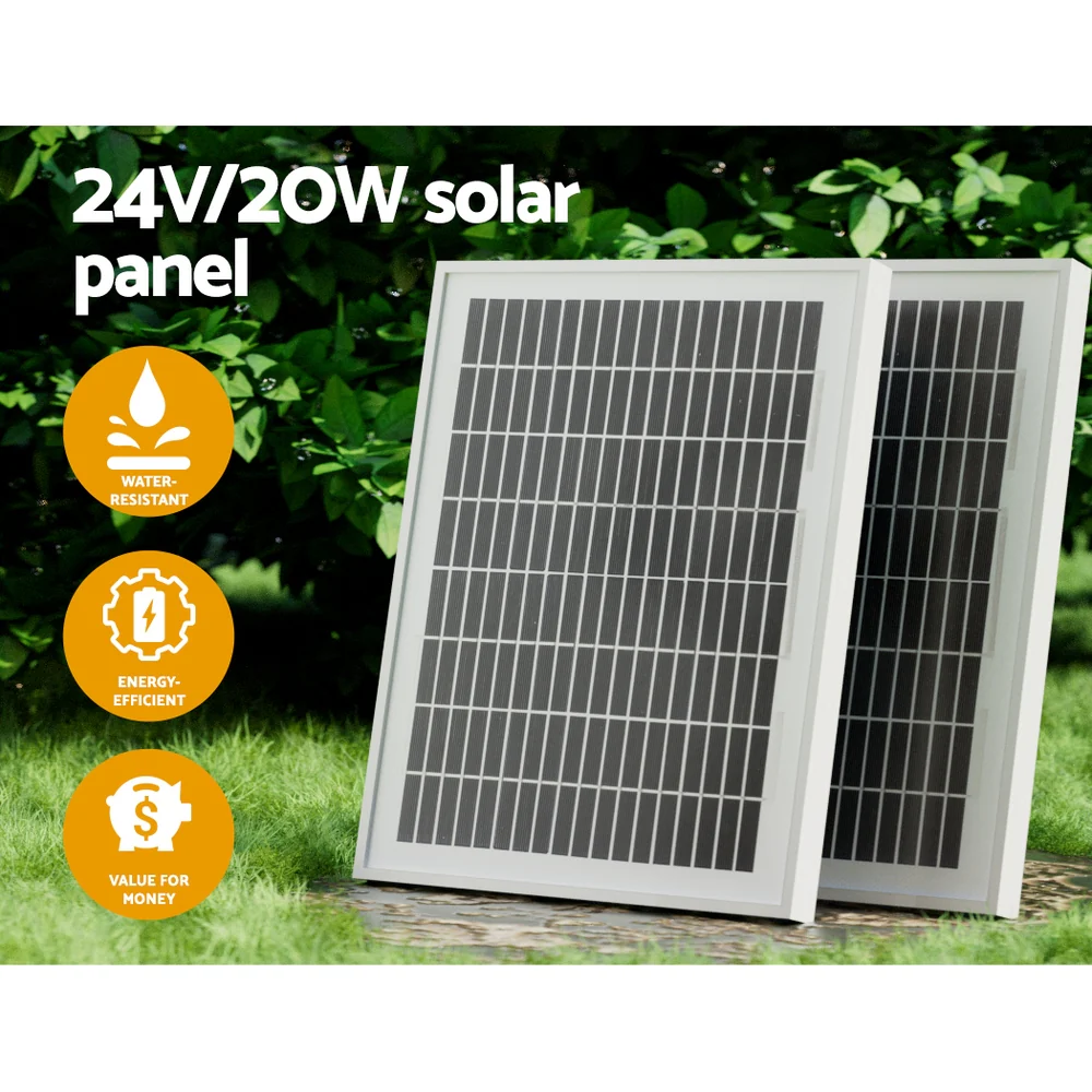 Automatic Sliding Gate Opener Kit 20W Solar Electric 4M 600kg - Nurns