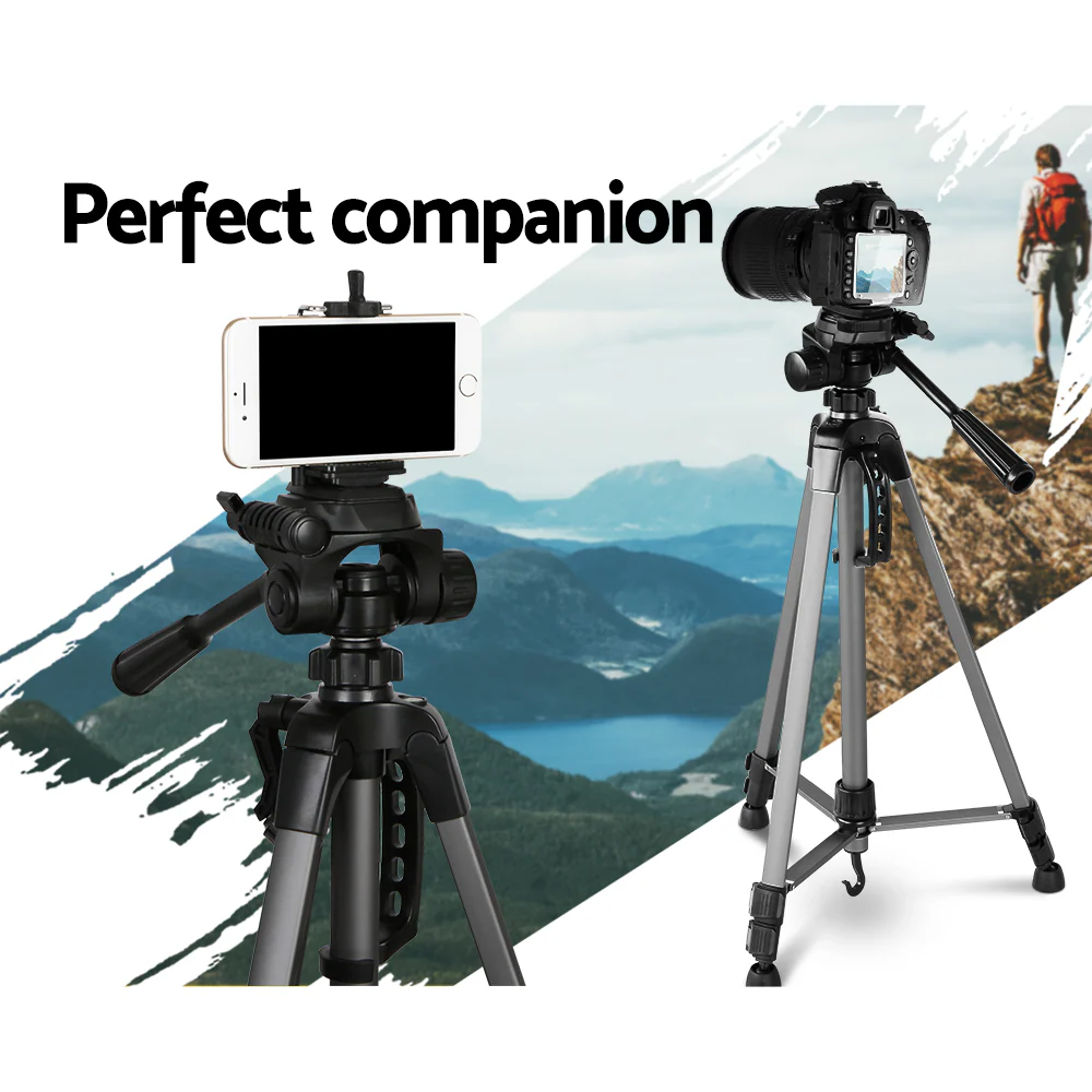 Professional Camera Tripod Monopod Stand DSLR Pan Head Mount Flexible - Nurns