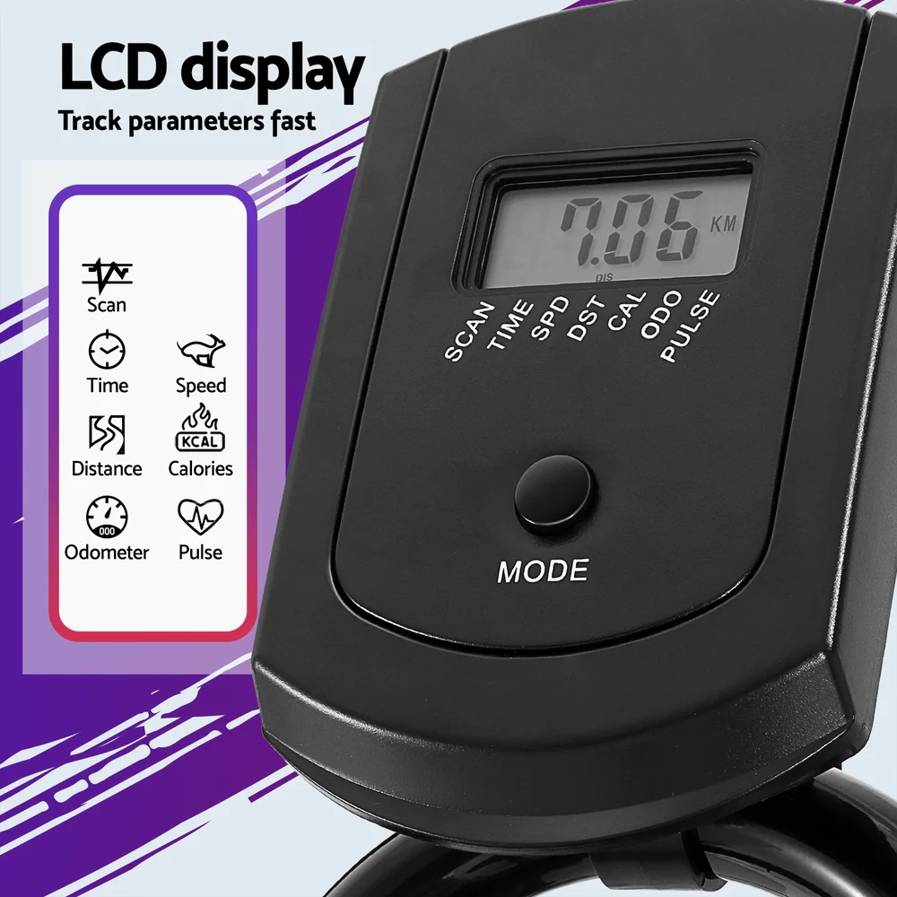 Everfit Spin Bike Exercise Bike Cardio Gym Bluetooth APP Connectable - Nurns