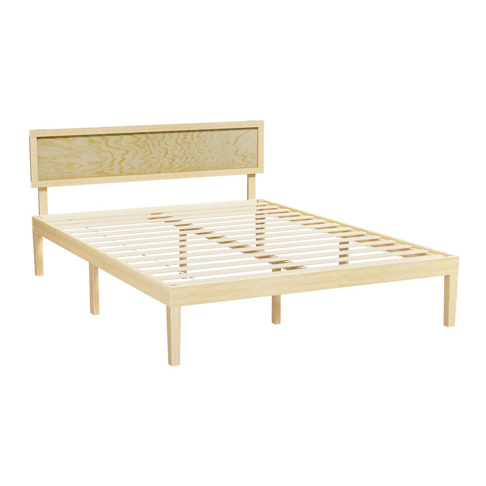 Fluorite Bed & Mattess Package with 32cm Mattress - Pine Double - Nurns