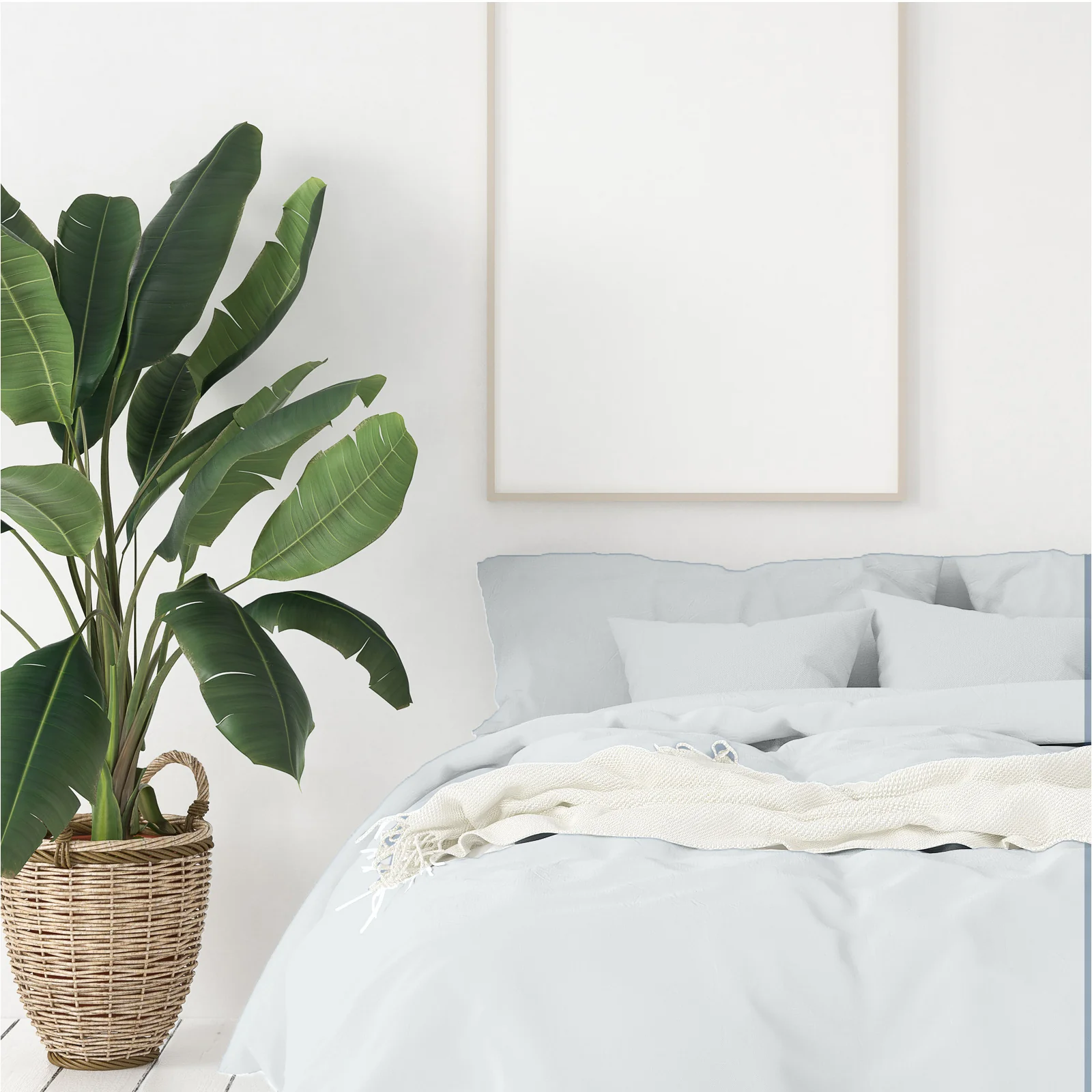 KING 1000TC Hotel Grade Bamboo Cotton Quilt Cover Pillowcases Set - Grey - Nurns