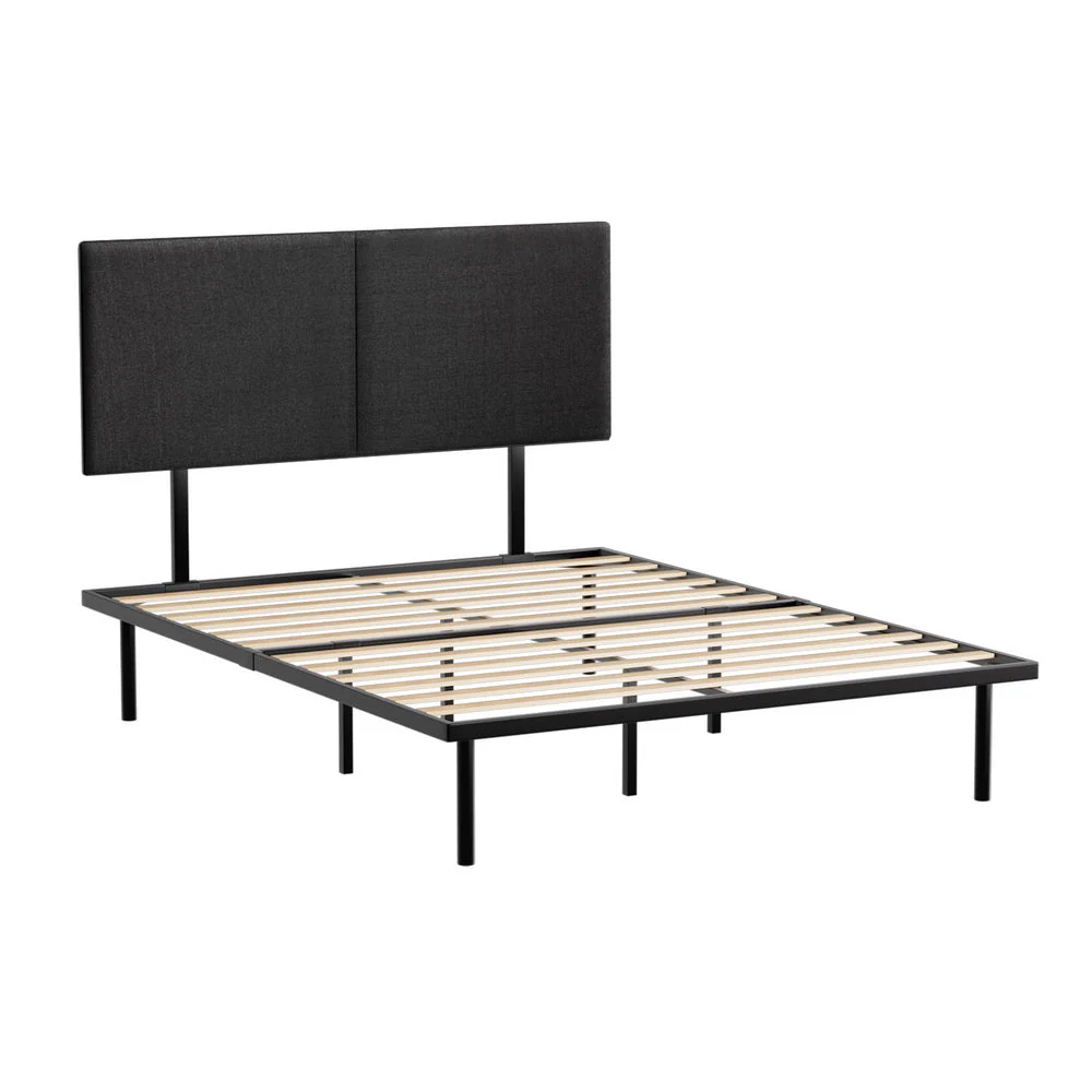 Tranquil Bed & Mattress Package with 34cm Mattress - Black Double - Nurns
