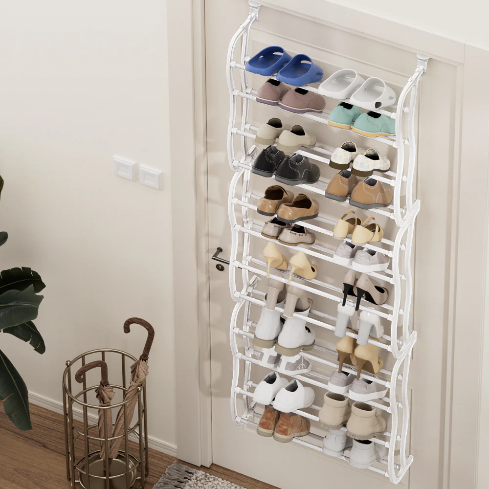 Artiss Shoe Rack Hanging Over Door Organiser 24 Pairs Eric - Nurns