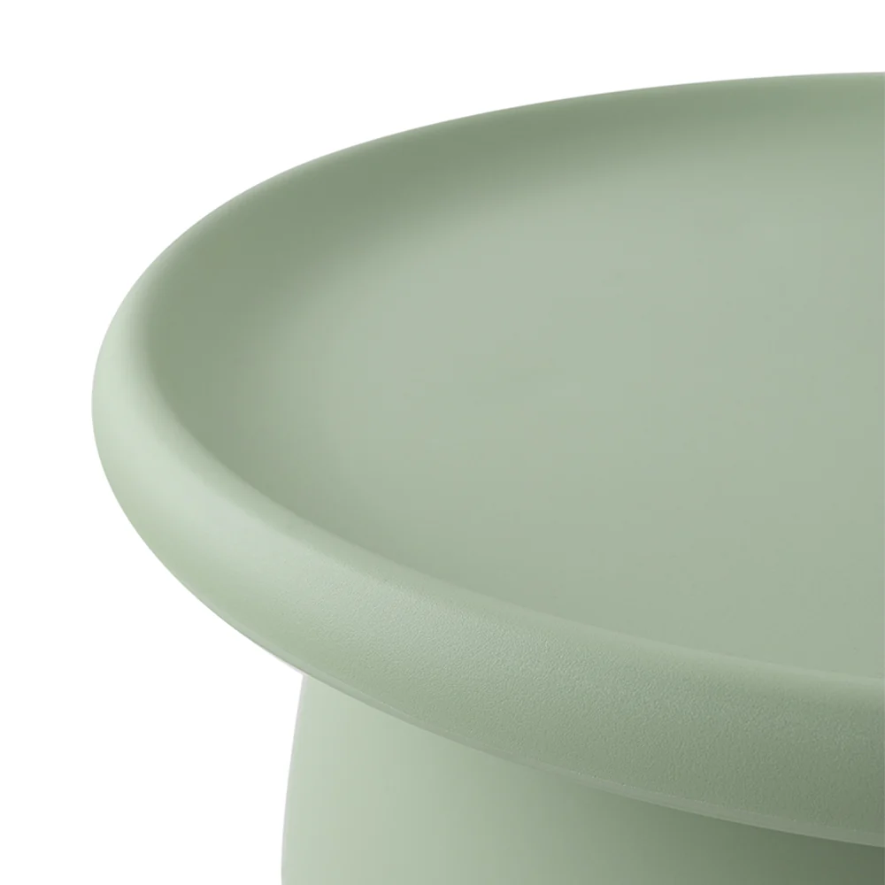 Iliana Coffee Table Round 71cm Plastic - Green - Nurns