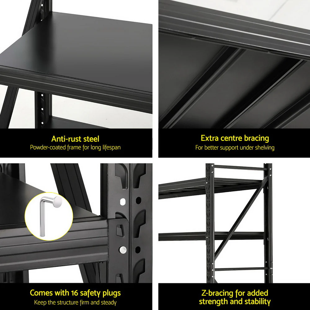 Giantz 2Mx2M Warehouse Shelving Garage Rack - Nurns