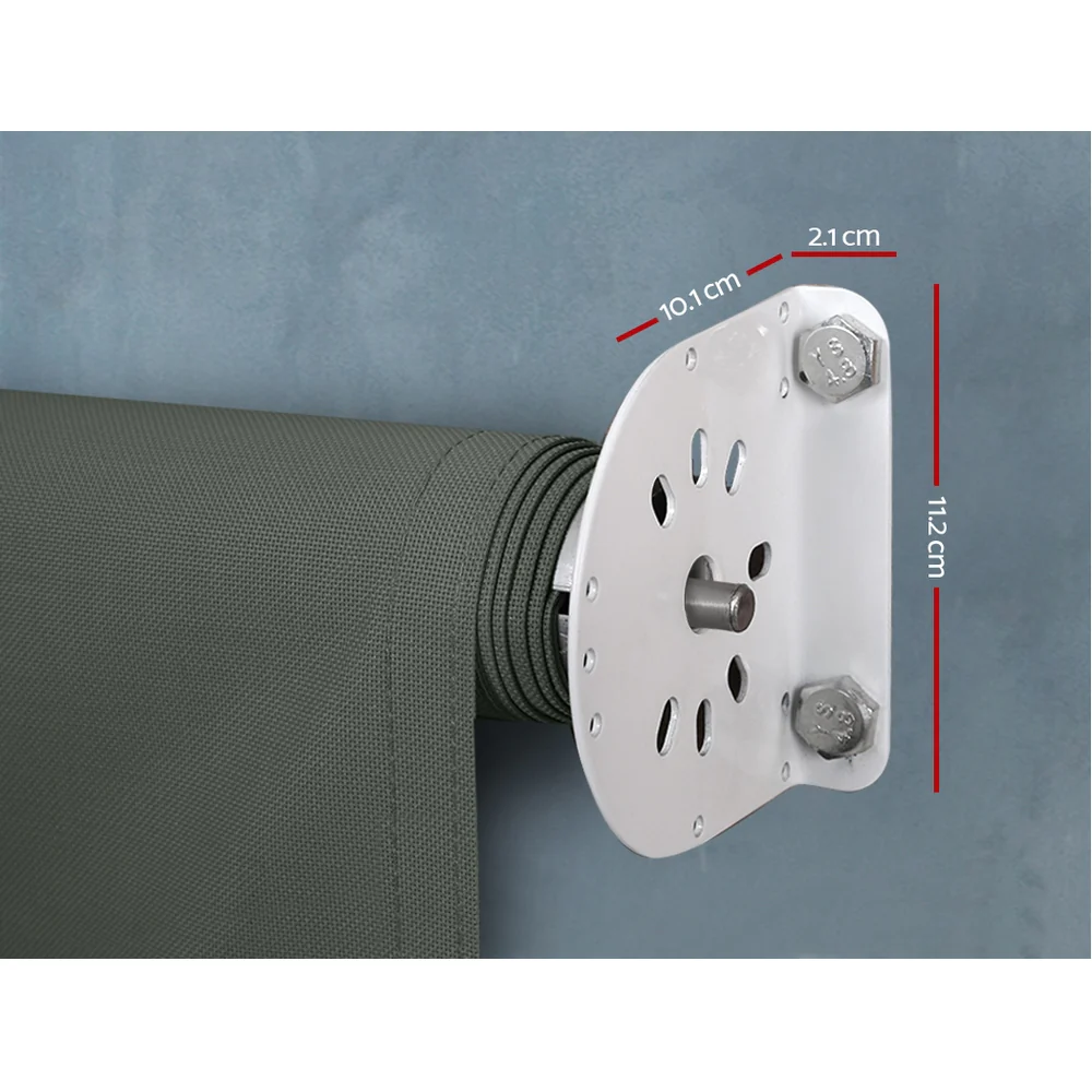 Instahut Window Fixed Pivot Arm Awning Outdoor Blinds Retractable Canopy1.8x2.1M - Nurns