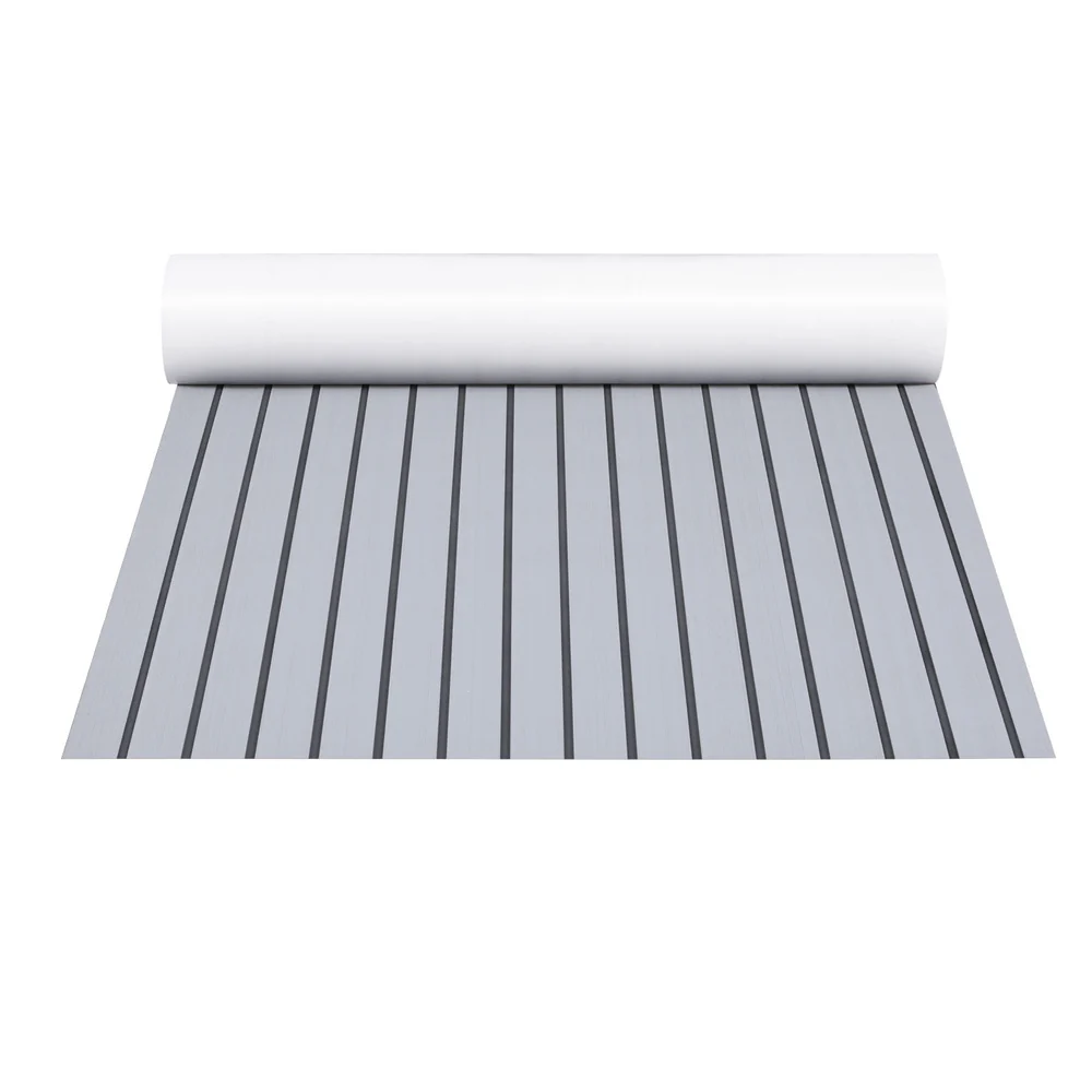 Foam Boat Flooring Mat Decking Sheet 240x90x0.6cm Light Grey - Nurns