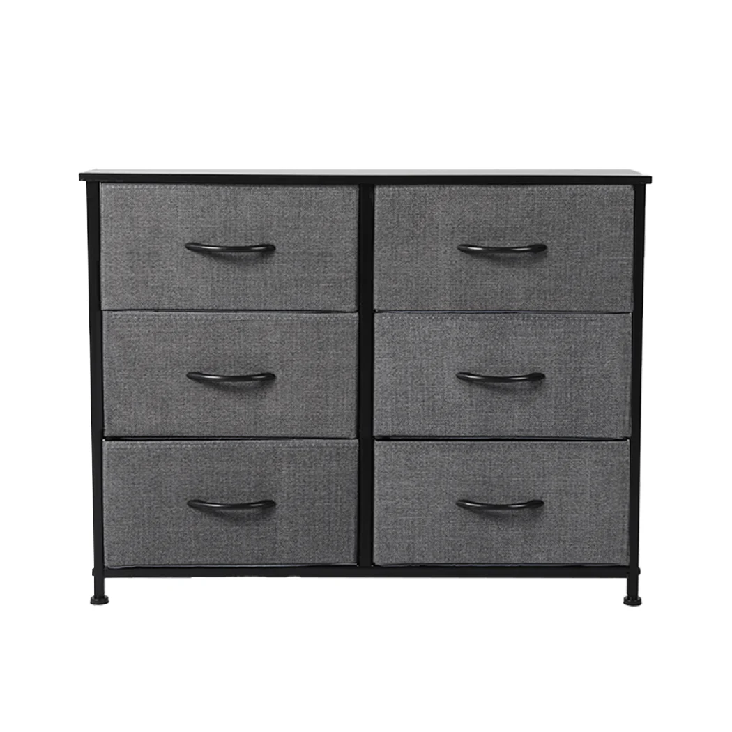 Levede Storage Cabinet Tower Chest Dark Grey - Nurns
