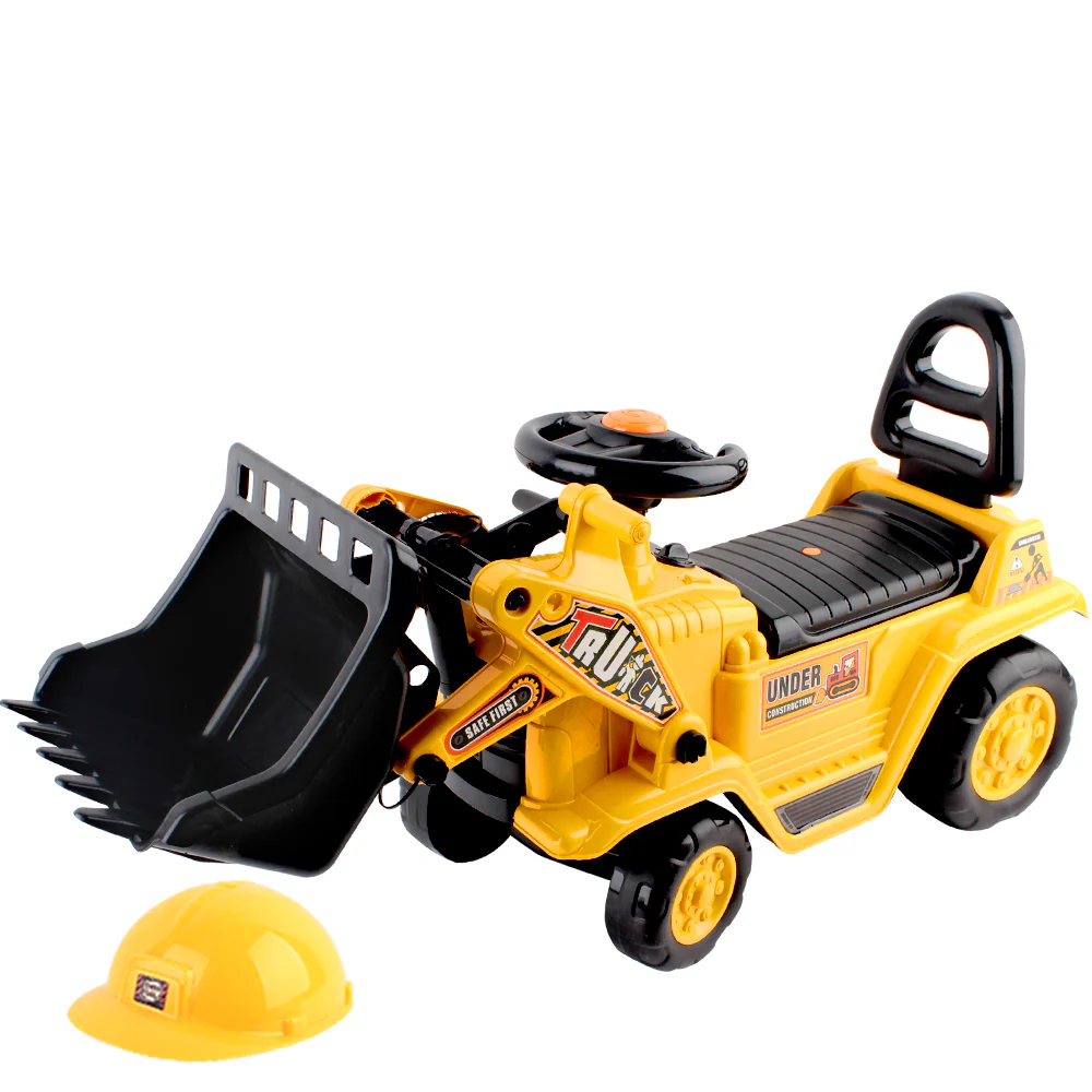 Ride On Car Toys Kids Excavator Bulldozer Sandpit Digger Car Pretend Play - Nurns