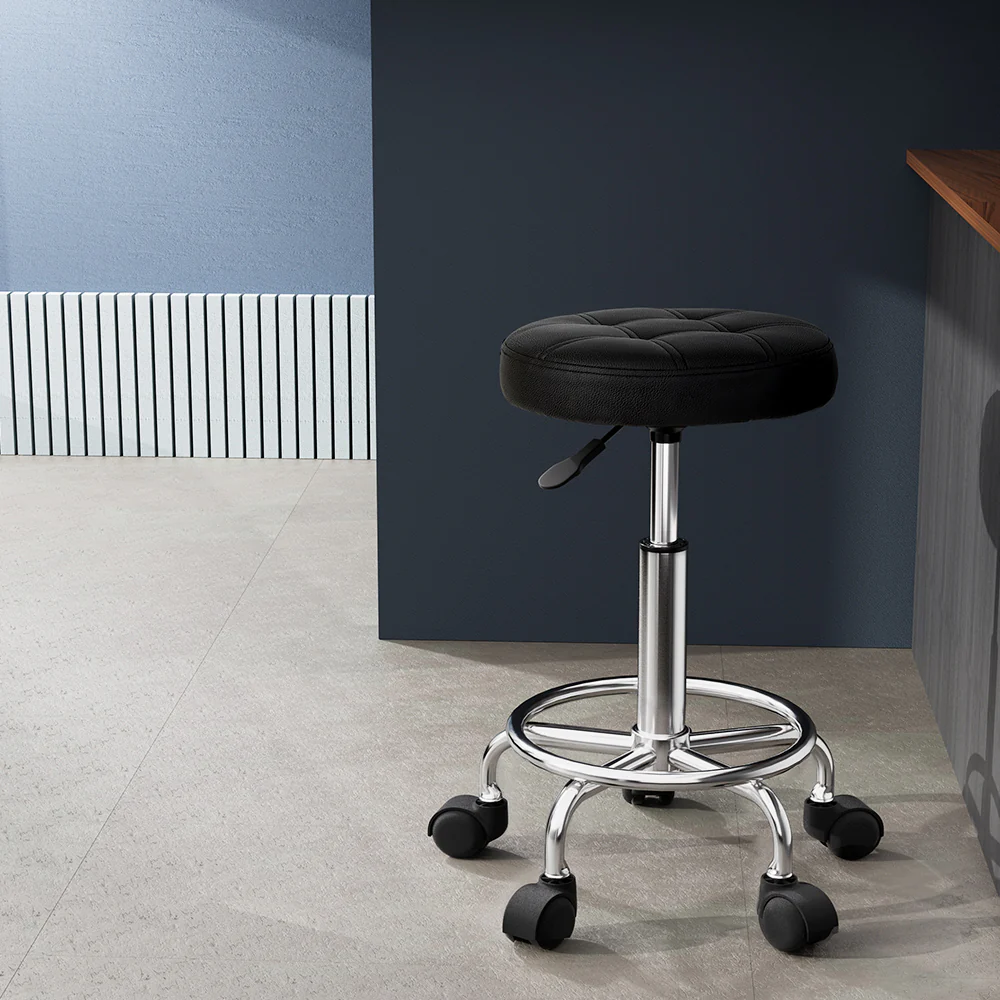 Salon Stool Round Swivel Chairs - Nurns