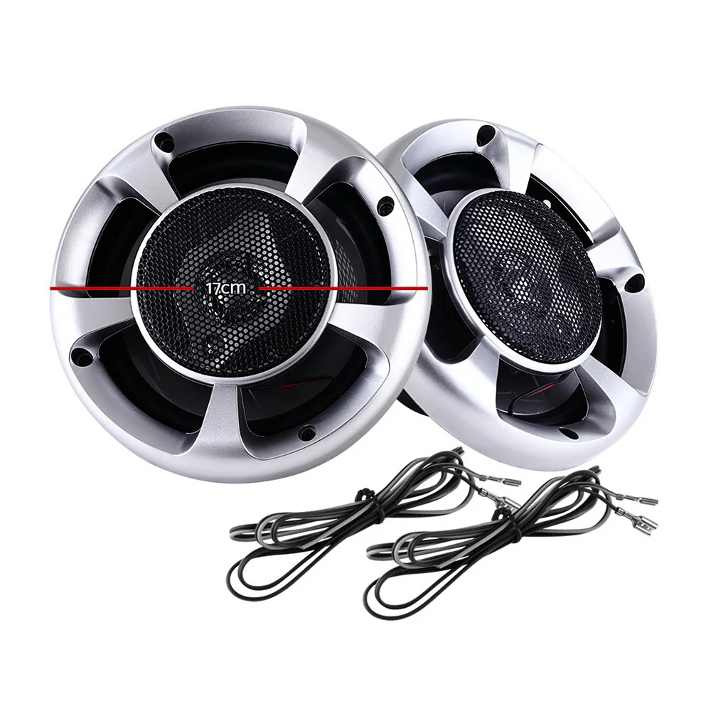 Set of 2 6.5inch LED Light Car Speakers - Nurns