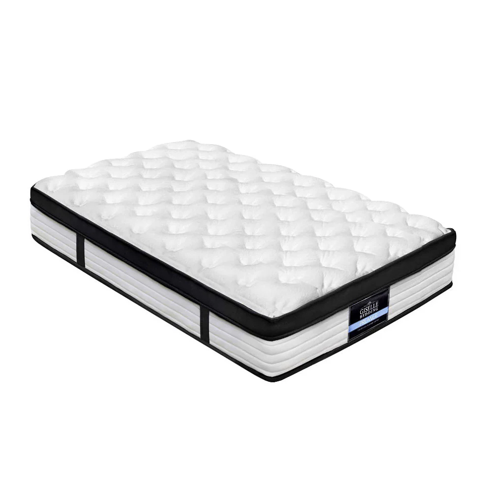 Jade Bed & Mattress Package with 31cm Mattress no Drawers - White Single - Nurns