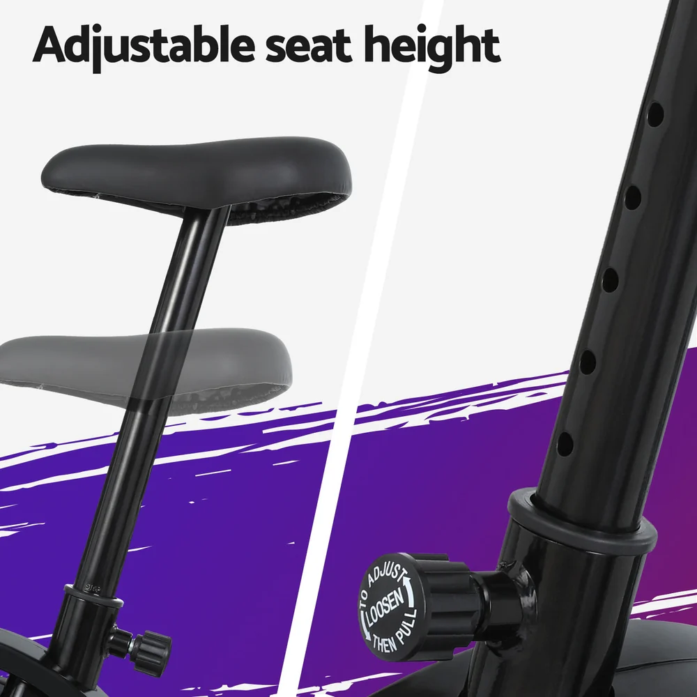 Everfit Magnetic Exercise Bike Upright Bike Fitness Home Gym Cardio - Nurns