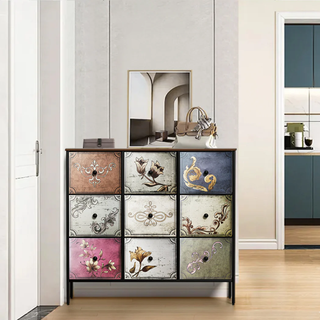 Levede 9 Chest of Drawers Storage Cabinet - Nurns