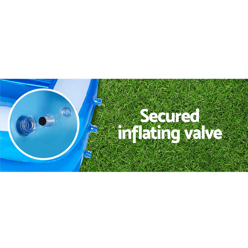 Bestway Kids Pool 305x183x56cm Inflatable Floral Above Ground Swimming Pools 1161L - Nurns