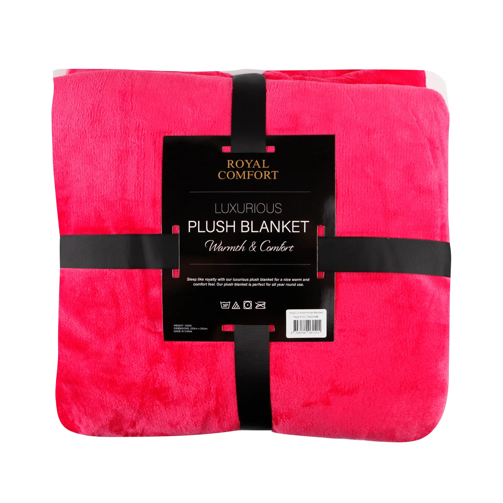 Wynter Throw Soft Blanket Plush - Pink - Nurns