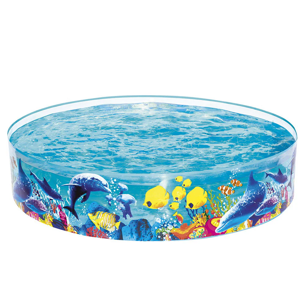 Bestway Kids Pool 183x38cm Round Above Ground Rigid Swimming Pools Undersea 946L - Nurns