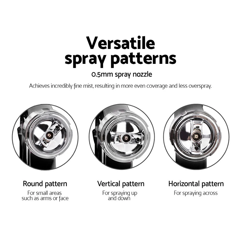 Professional Spray Tan Machine Gun - Black - Nurns