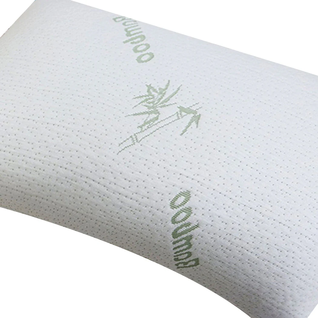 Set of 2 Memory Foam Pillow with Bamboo Fabric Cover - Nurns