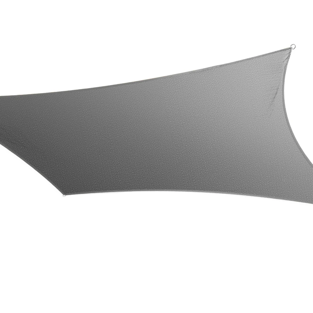 Instahut Shade Sail Cloth Shade cloth Square Sun Canopy 5x6m - Nurns