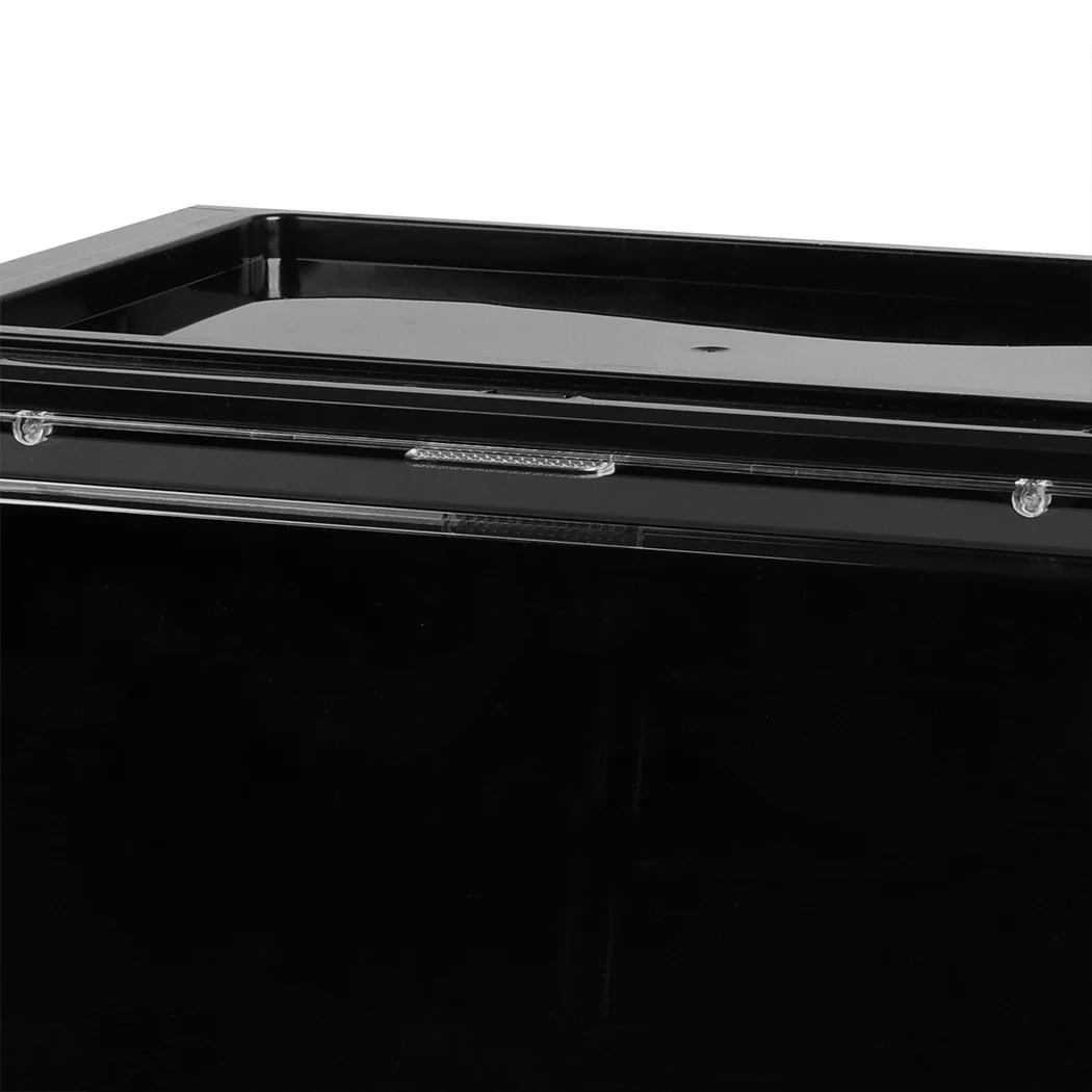 Stacked Shoe Box Acrylic Sneaker Display 6PC Black - Nurns