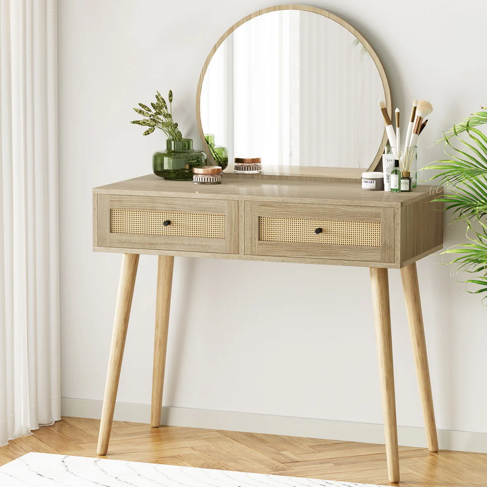 Dressing Table Set - Rattan - Nurns