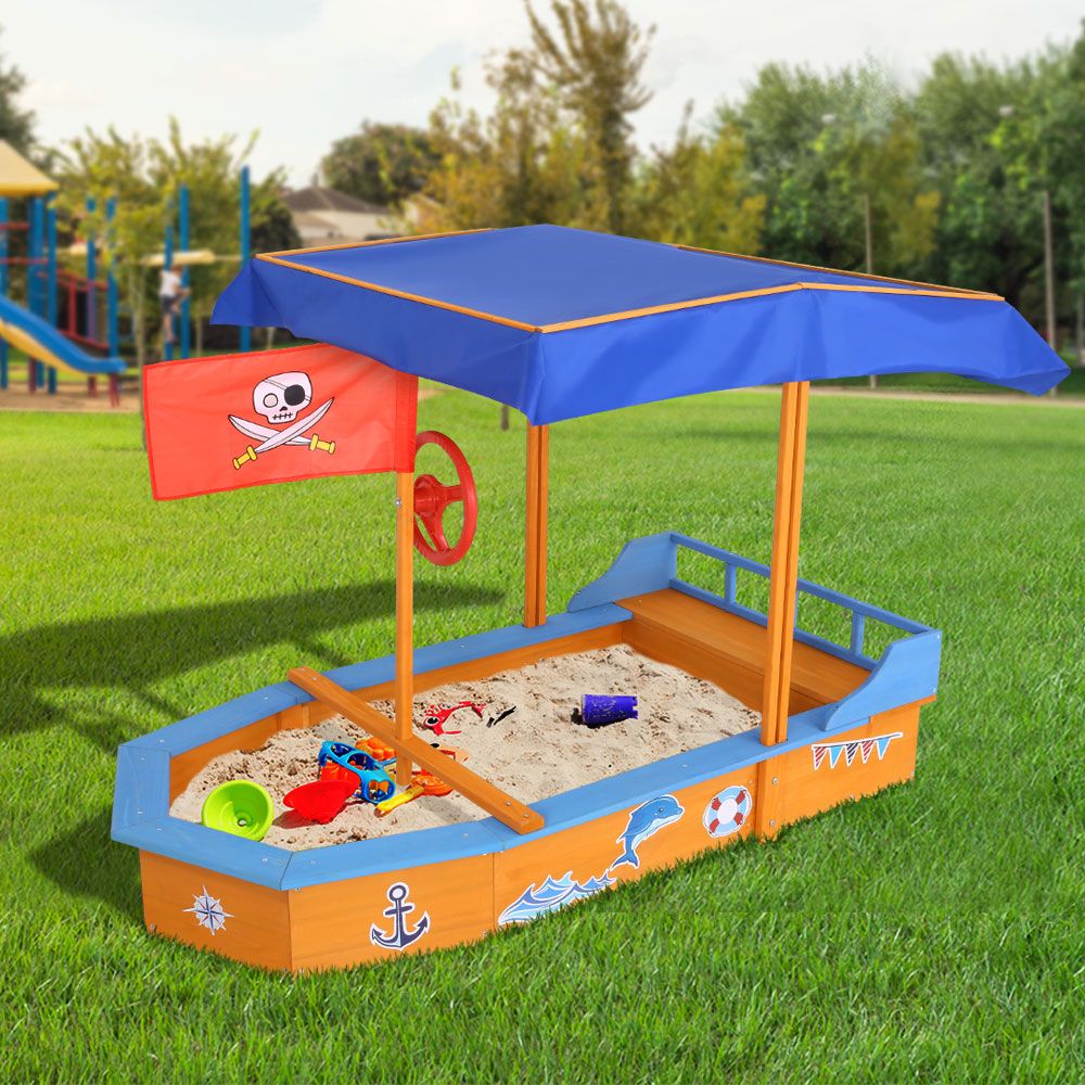 Boat-shaped Canopy Sand Pit - Nurns