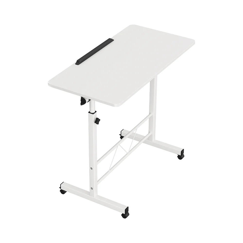 Artiss Laptop Desk Table Adjustable 80cm White - Nurns
