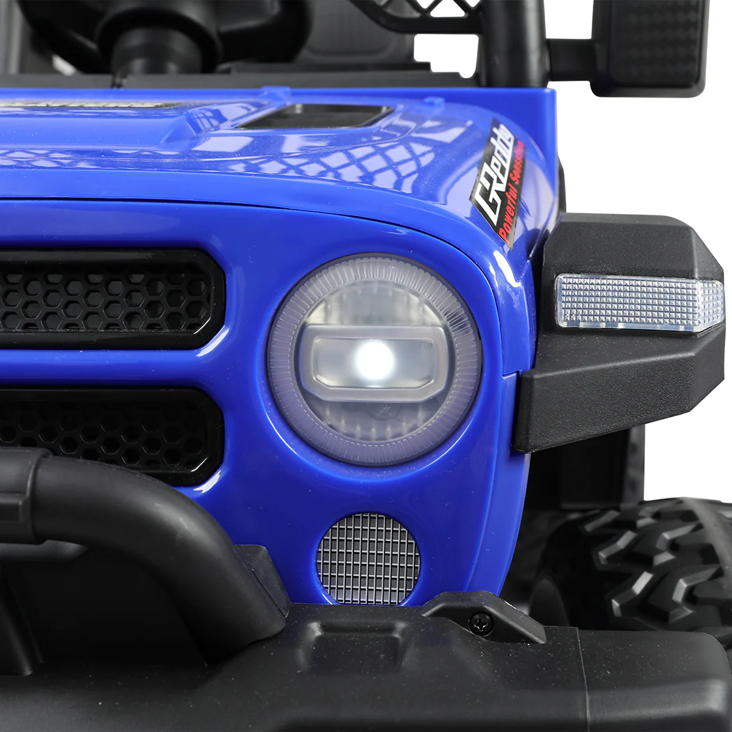 Kids Ride On Car Electric Jeep - Blue - Nurns