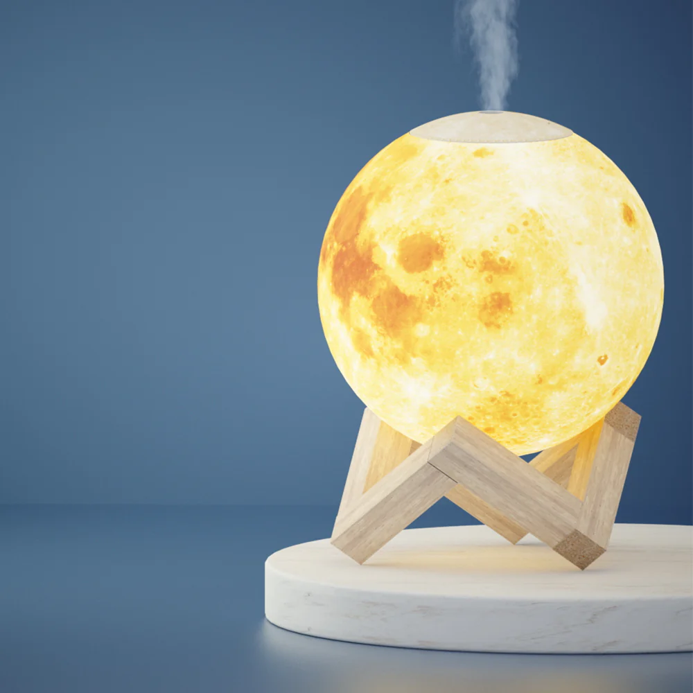 Aroma Diffuser Aromatherapy Moon Lamp 880ml - Nurns