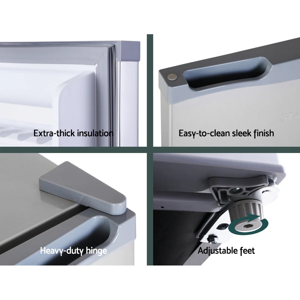 Glacio 65L Portable Fridge Freezer Bar Upright 12V/24V/240V Camping Caravan - Nurns