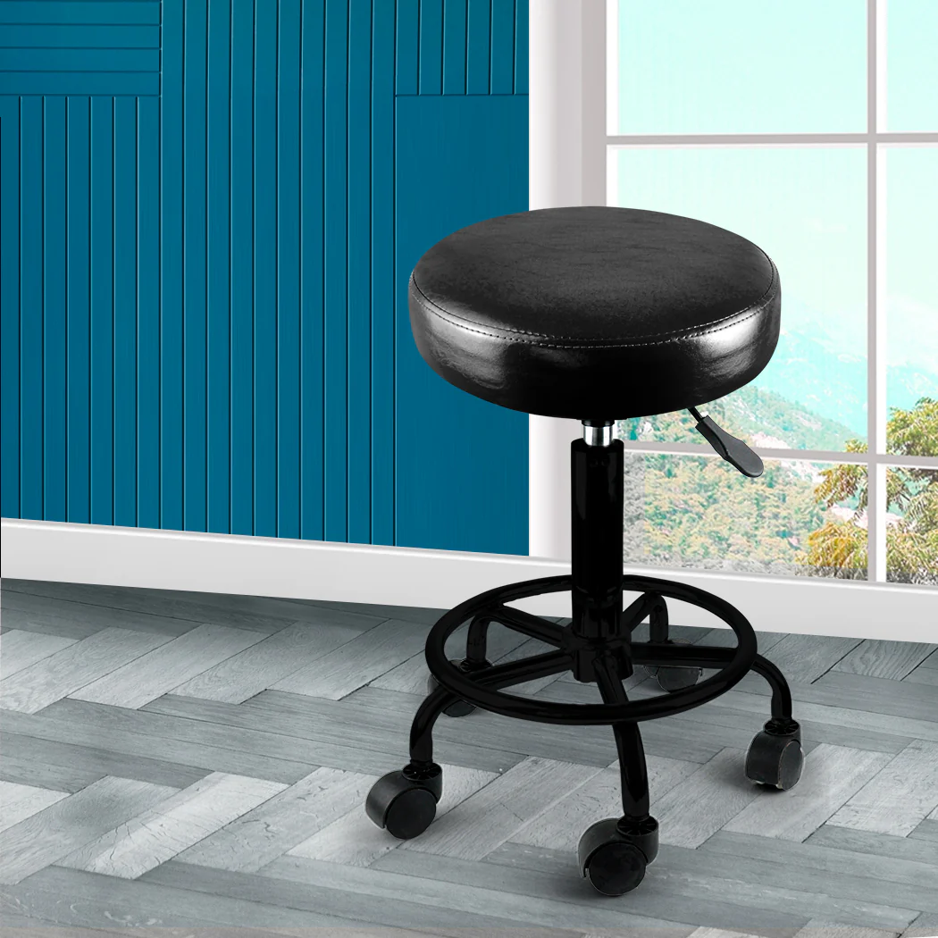 Salon Stool Swivel Bar Stools Chairs Barber Hydraulic Lift Hairdressing - Nurns