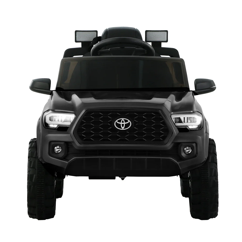 Toyota Ride On Car Kids Electric Toy Cars Tacoma Off Road Jeep 12V Battery - Black - Nurns
