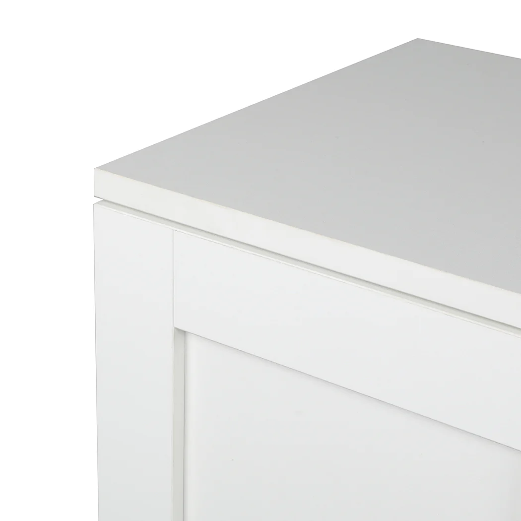 Derek Buffet Sideboard Buffet Sideboard Storage Cabinet - White - Nurns