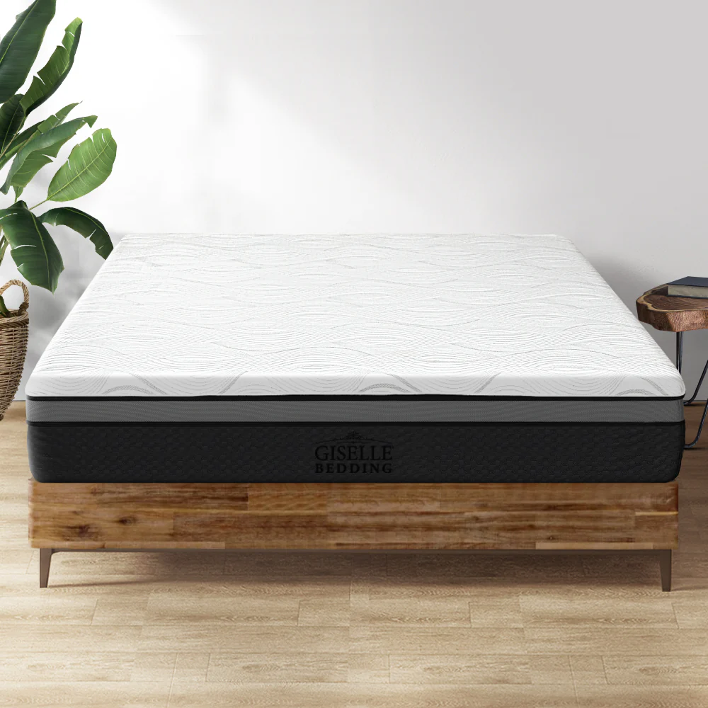 Akira 25cm Memory Foam Mattress Cool Gel Non Spring Comfort - Single - Nurns