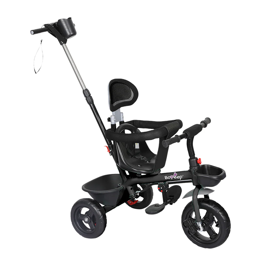 Kids Tricycle Ride On Trike Toddler - Black - Nurns