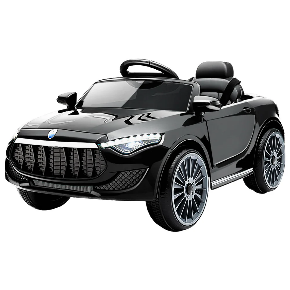 Kids Electric Ride On Car Toys Cars Horn Music Remote Control 12V - Black - Nurns