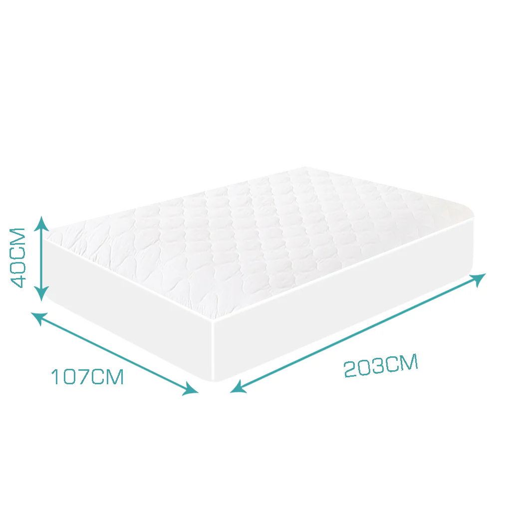 King Single DreamZ Fitted Waterproof Bed Mattress Protector - Nurns