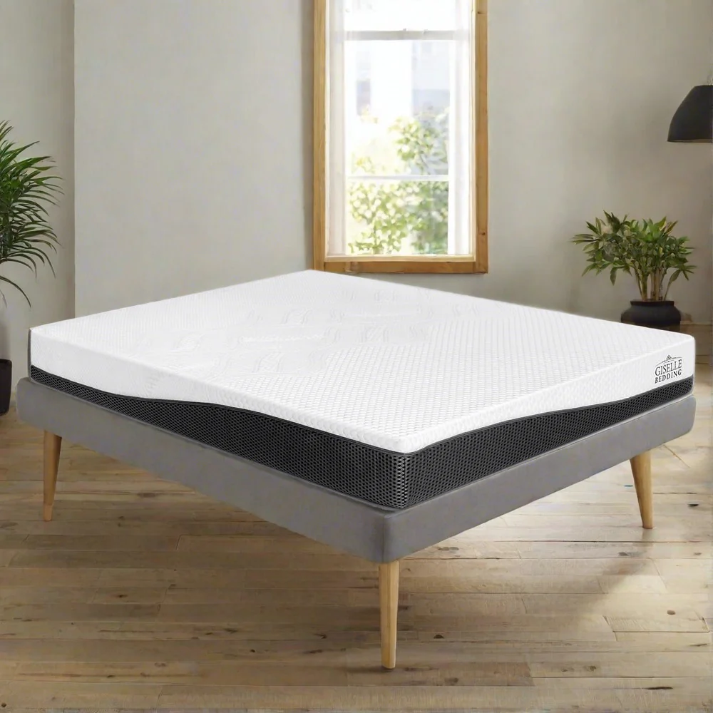 Boone 21cm Memory Foam Mattress Cool Gel without Spring - Double - Nurns