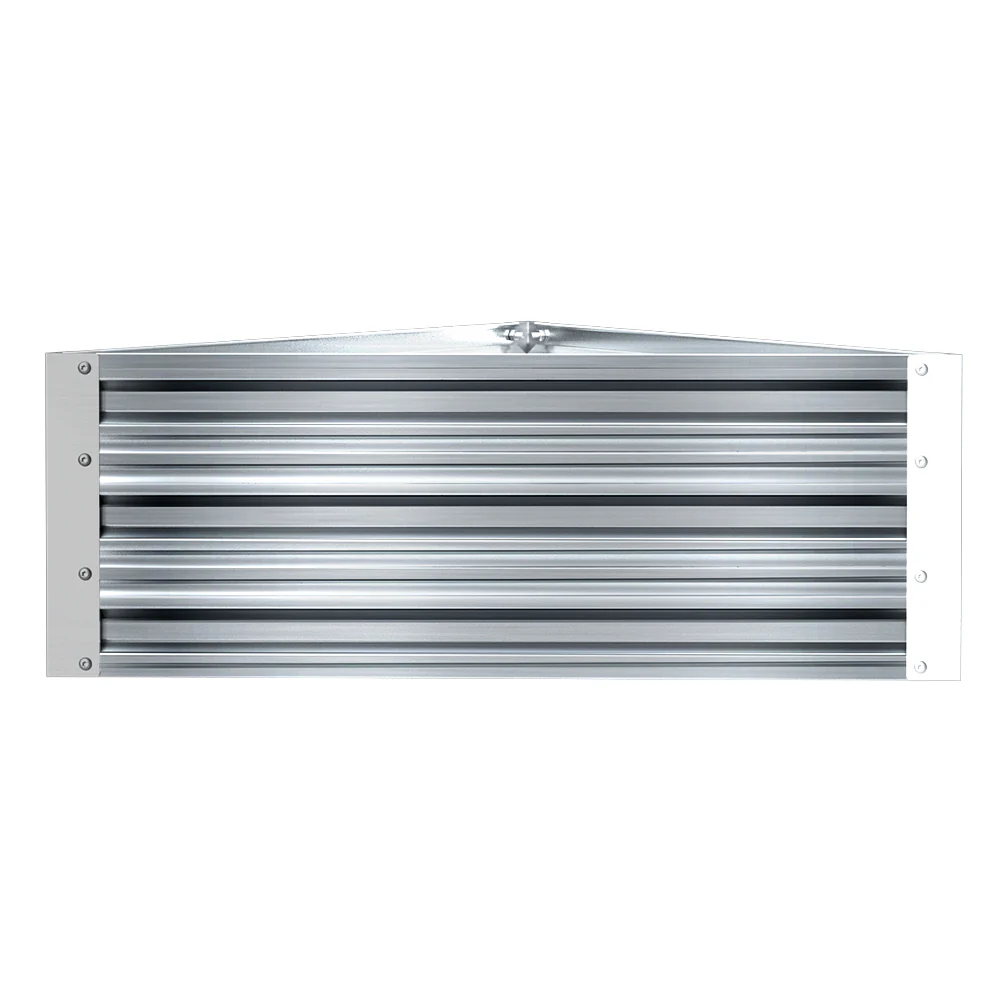 Garden Bed 86x86x30cm Planter Box Raised Container Galvanised Herb - Nurns