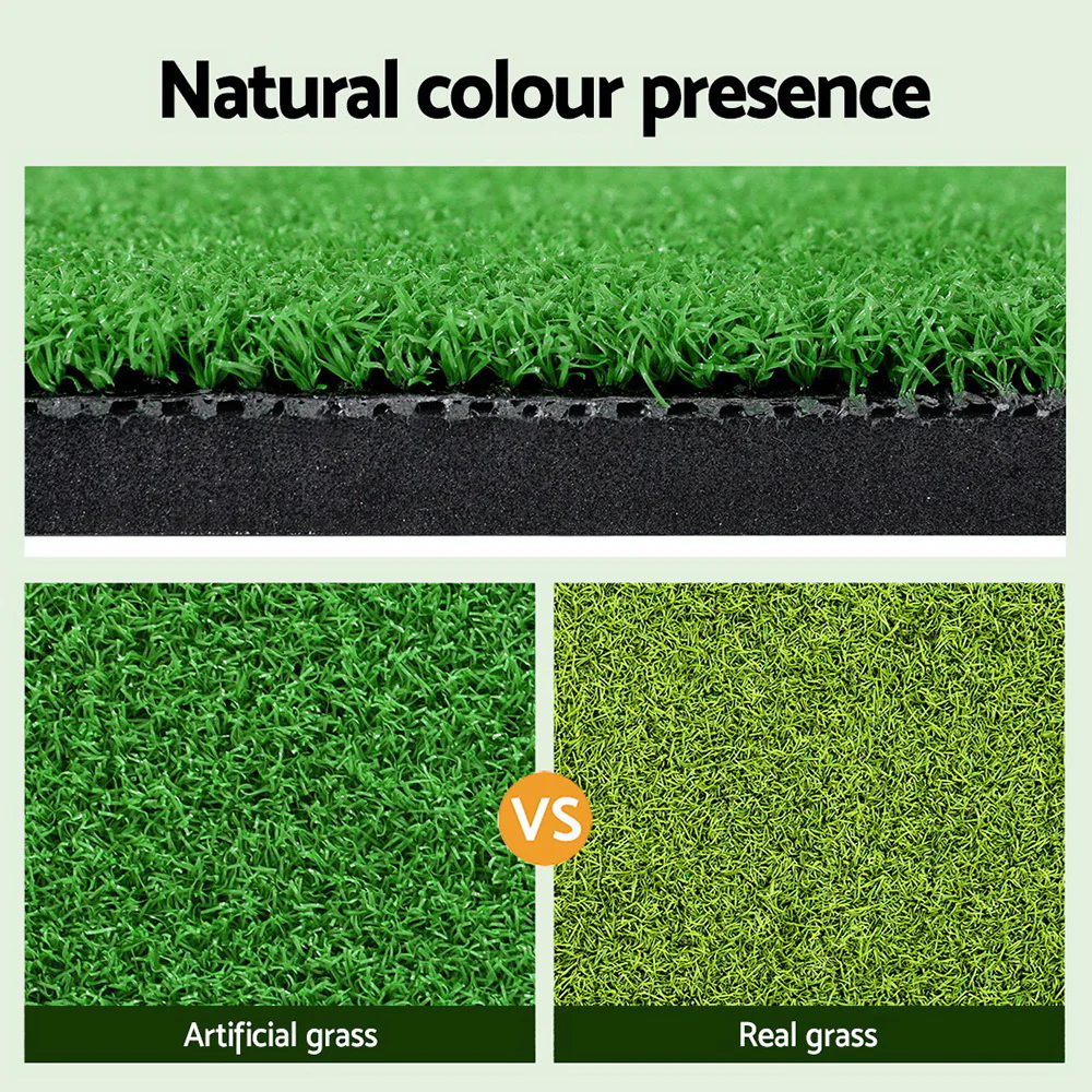 Everfit Golf Hitting Mat Portable Driving Range Practice Training Aid 100x125cm - Nurns