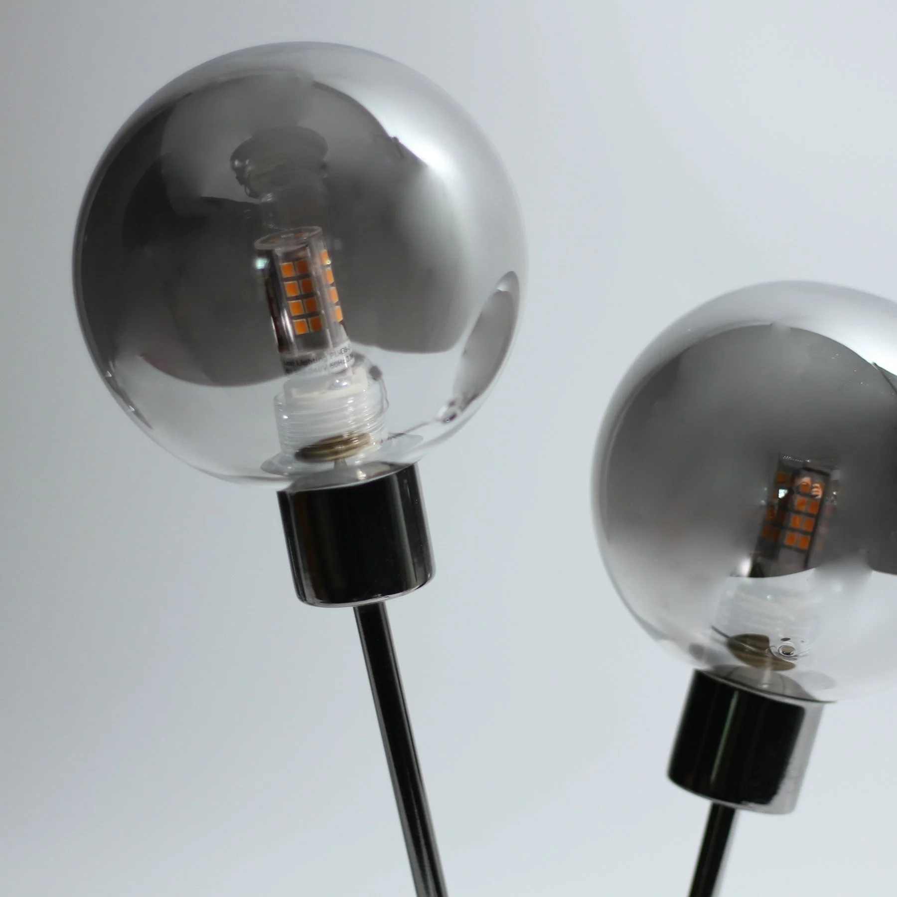 Polished Chrome Table Lamp - Black - Nurns