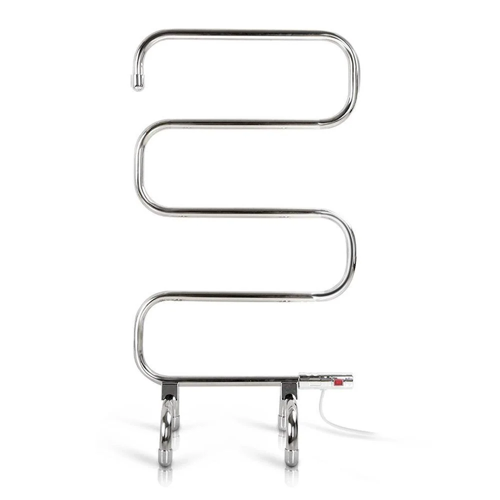 Electric Heated Towel Rail Rack 5 Bars Freestanding Clothes Dry Warmer - Nurns