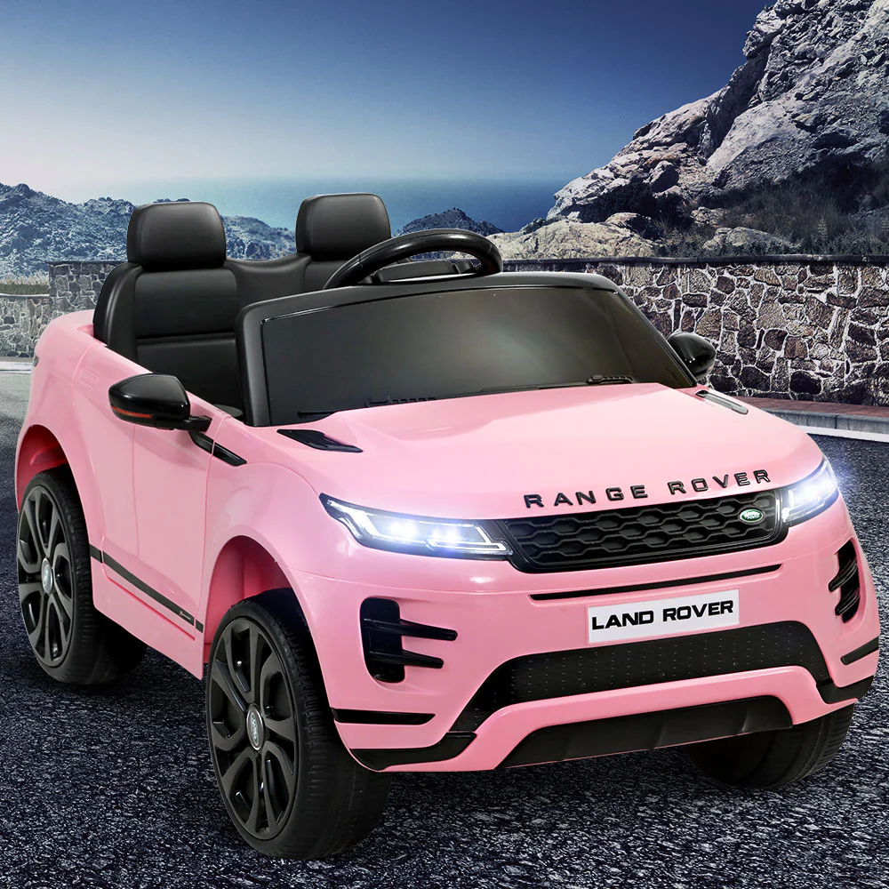 Kids Ride on Car Licensed Land Rover 12V Electric Car Toys Battery Remote - Pink - Nurns