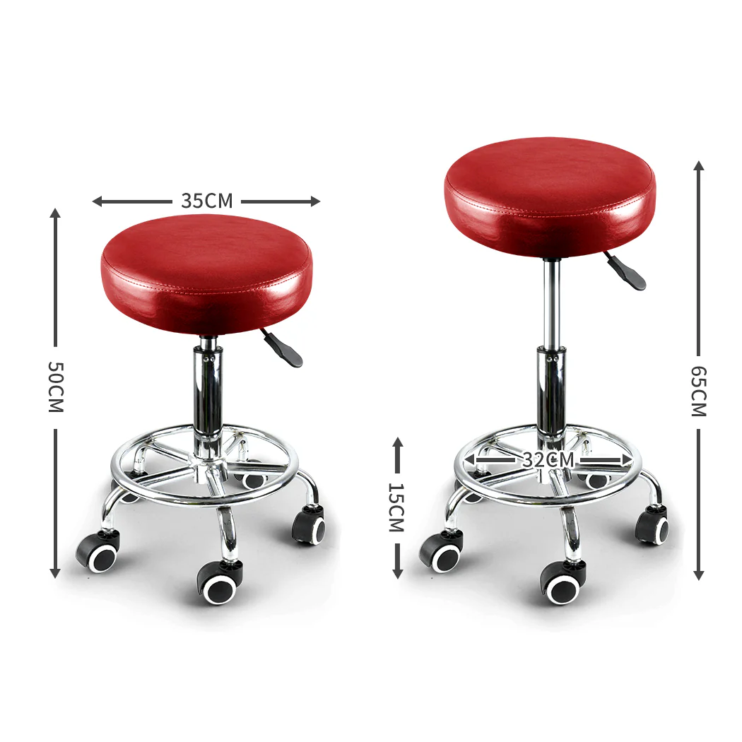 Swivel Salon Bar Stools Hairdressing Stool Barber Chairs Equipment Beauty - Nurns