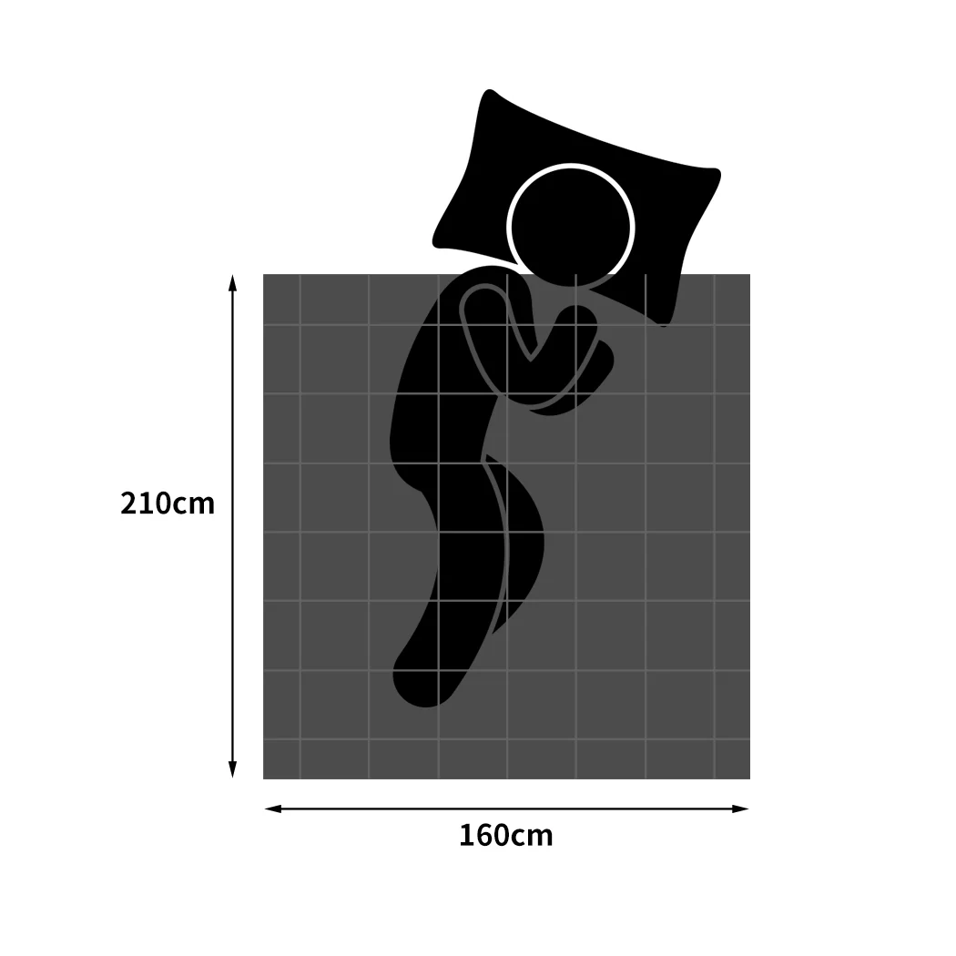 King Single Dreamz Quilt Duvet Doona Microfibre - Nurns