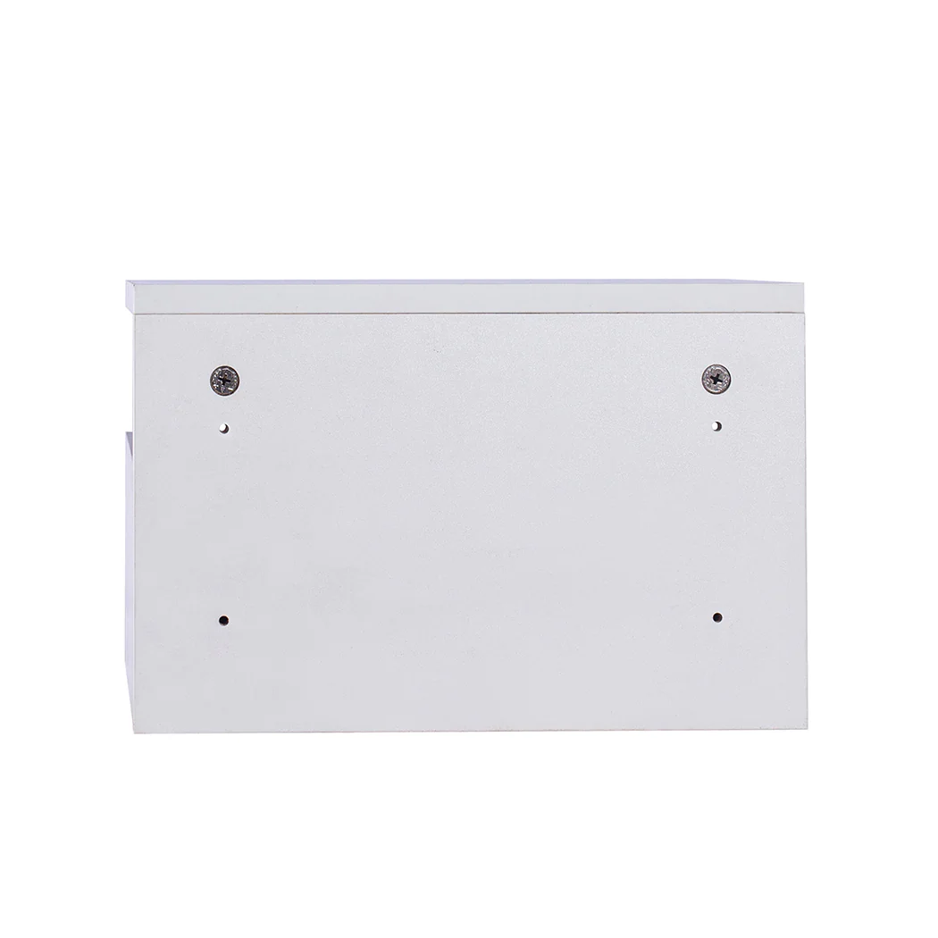 Set of 2 Digby LED Bedside Tables LED Wall Mounted Cabinet Side Table Floating Nightstand X2 - White - Nurns