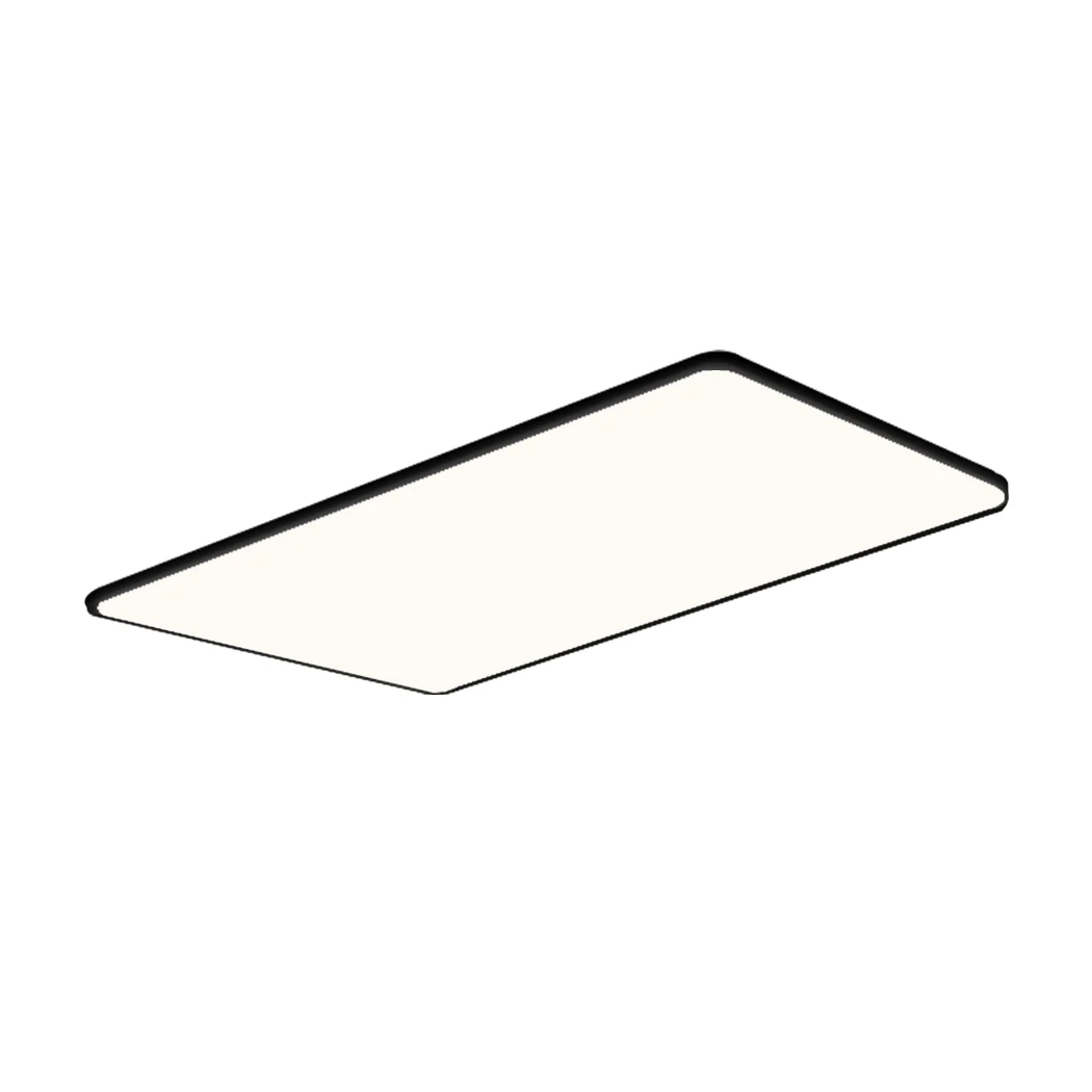 Ultra-Thin 5cm Led Ceiling Down Light Surface Mount Living Room Black 45W - Nurns